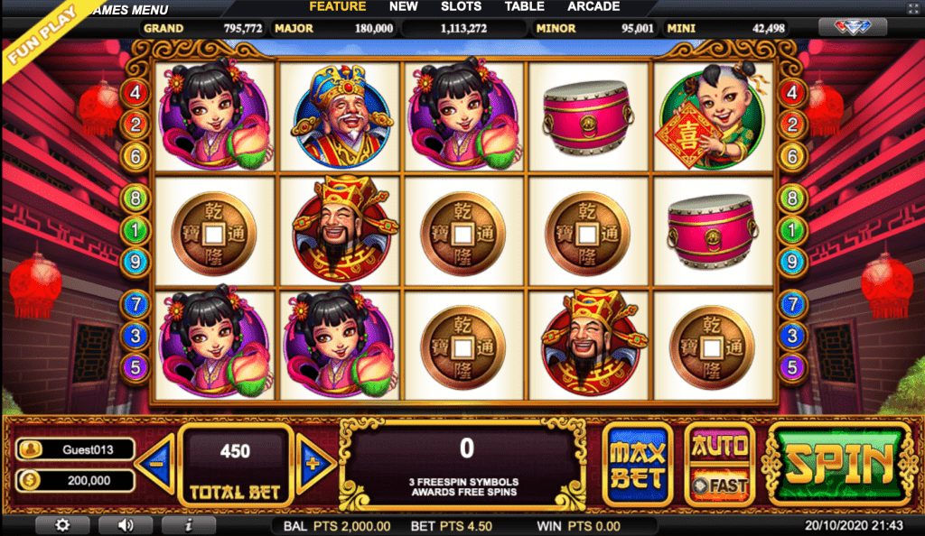 แนะนำเกม สล็อต God of Wealth