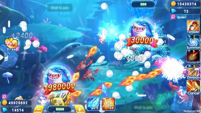 ทดลองเล่นเกมยิงปลาฟรี เพื่อดูจังหวะโบนัส