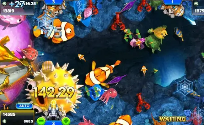 ทดลองเล่นเกมยิงปลาฟรี เพื่อดูระบบช่วยเล่น